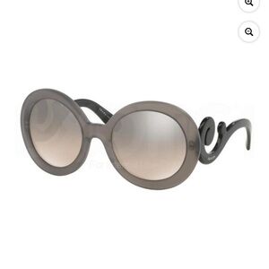 Prada Black and Gray Women's Sunglasses